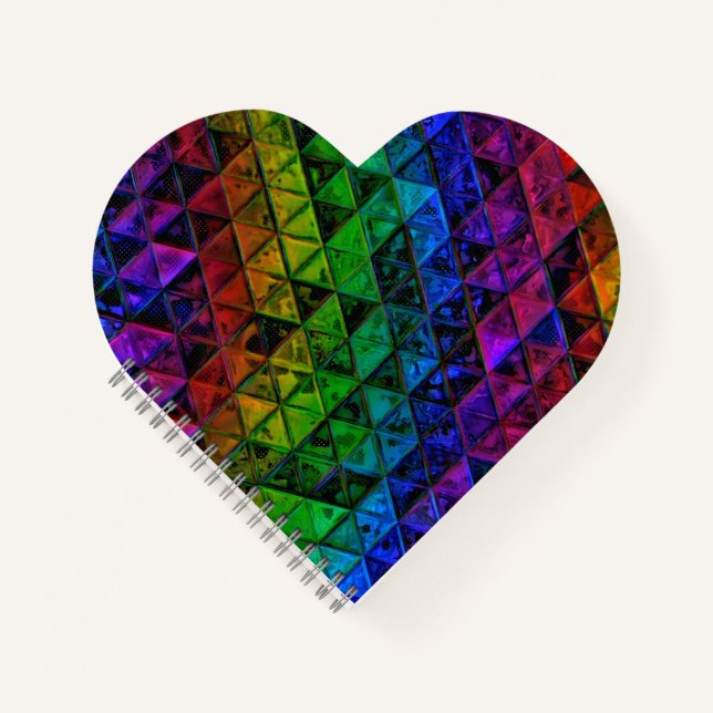 Pride Glass Notizbuch (Vorderseite)