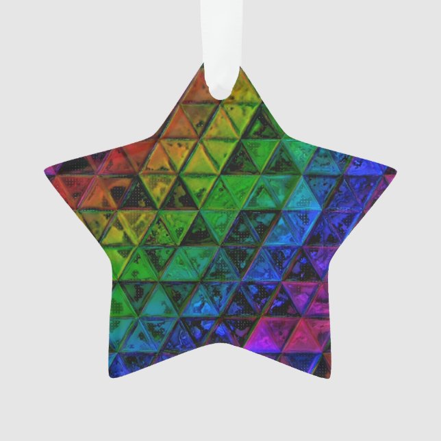 Pride Glass Ornament (Vorderseite)