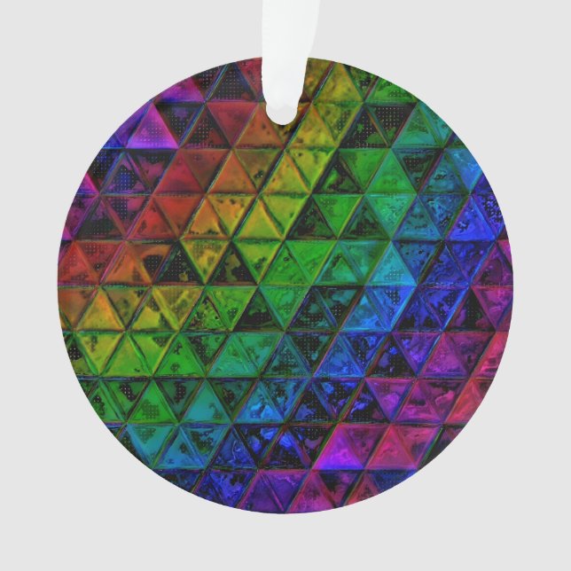 Pride Glass Ornament (Vorderseite)
