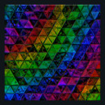 Pride Glass Poster<br><div class="desc">Danke, dass du mein Design durchgesehen hast! Folgen Sie meiner Kunst auf Instagram @MRNStudios oder ko-fi.com/MRNStudios</div>