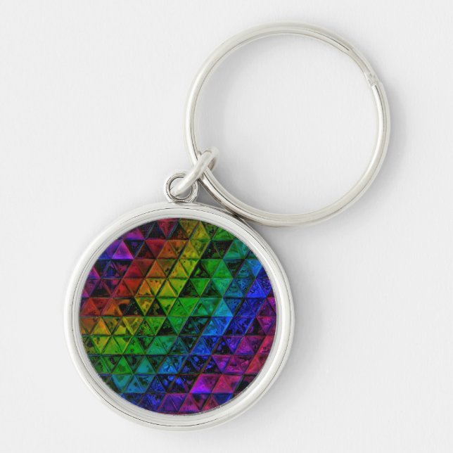 Pride Glass Schlüsselanhänger (Vorne)
