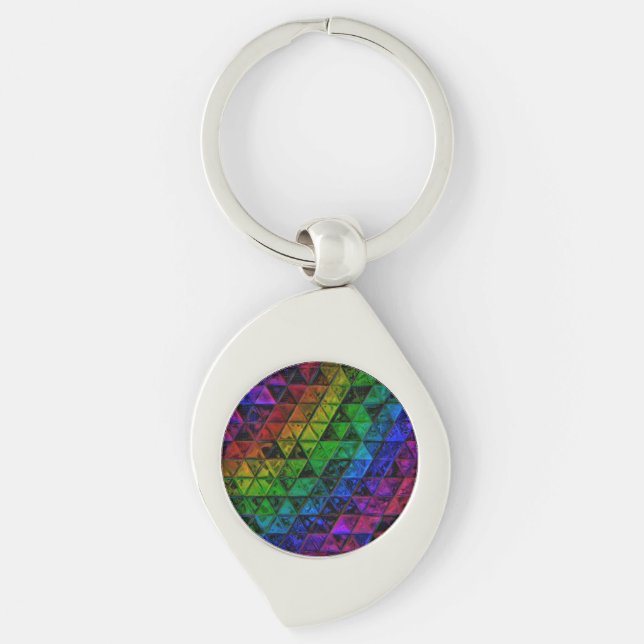 Pride Glass Schlüsselanhänger (Vorderseite)