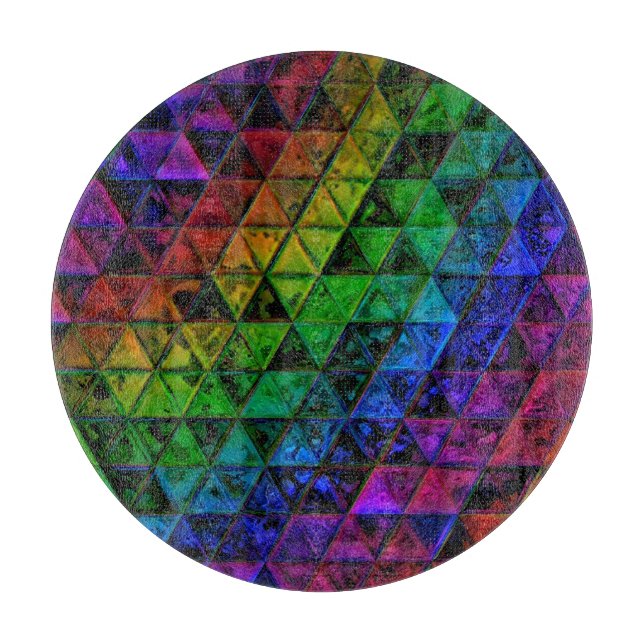 Pride Glass Schneidebrett (Vorderseite)