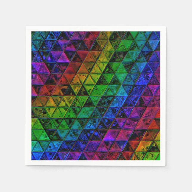 Pride Glass Serviette (Vorderseite)