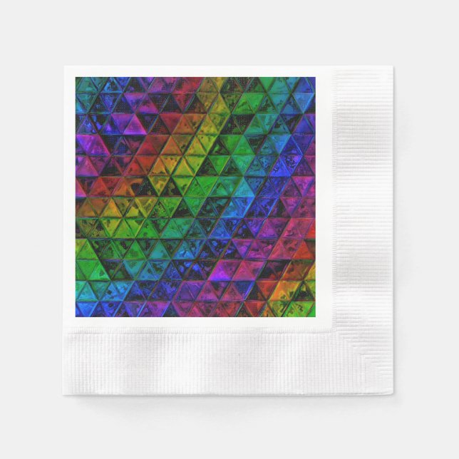 Pride Glass Serviette (Vorderseite)