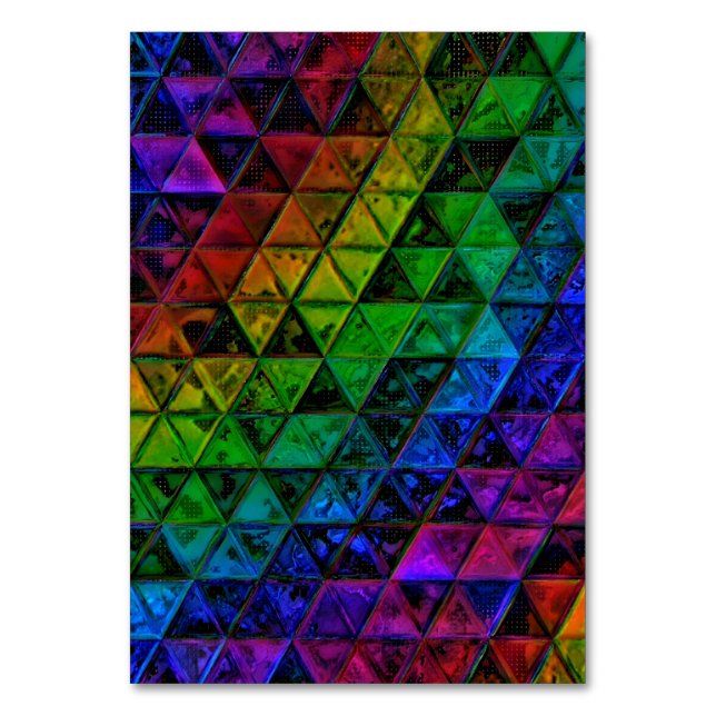 Pride Glass Tischnummer (Vorderseite)