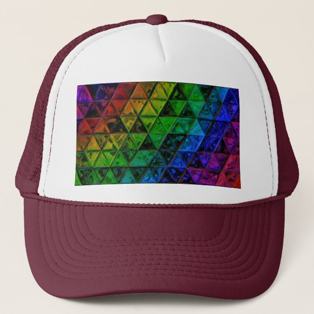 Pride Glass Truckerkappe (Vorderseite)