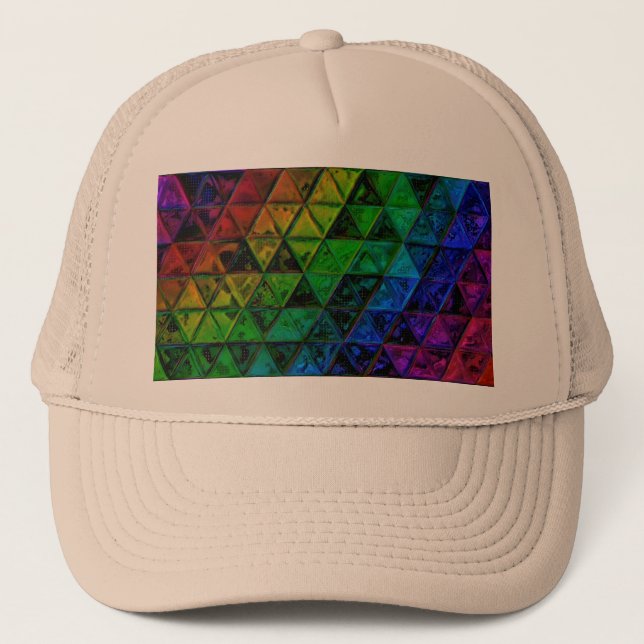 Pride Glass Truckerkappe (Vorderseite)
