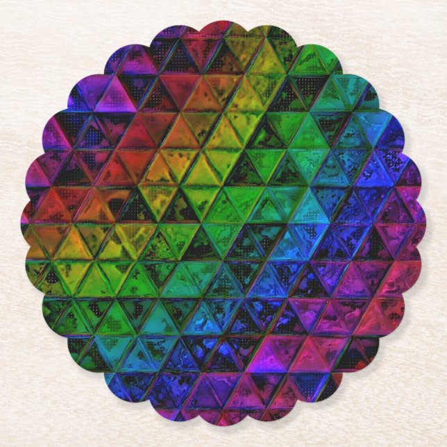 Pride Glass Untersetzer (Vorderseite)