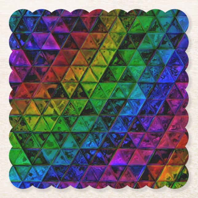 Pride Glass Untersetzer (Vorderseite)