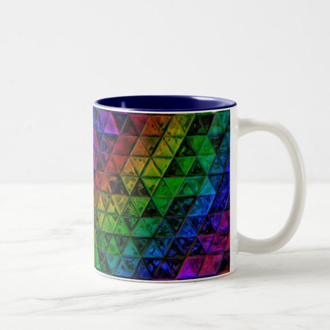 Pride Glass Zweifarbige Tasse (Rechts)