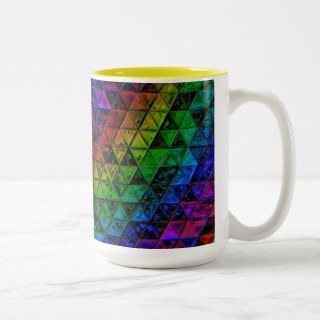 Pride Glass Zweifarbige Tasse (Rechts)