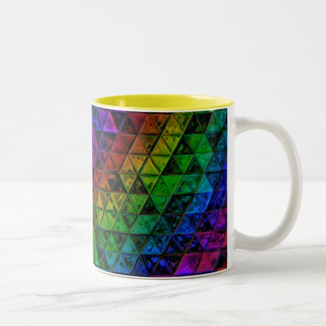 Pride Glass Zweifarbige Tasse (Rechts)