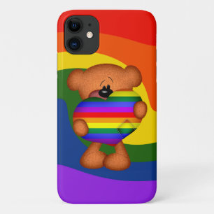 Pride Heart Teddy Bar Case-Mate iPhone Hülle