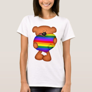 Pride Heart Teddy Bar T-Shirt