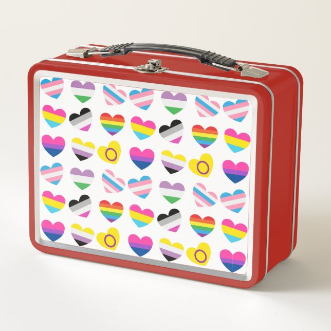 Pride Hearts Lunchbox (Vorderseite)