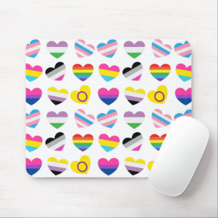 Pride Hearts Mousepad