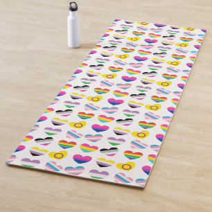 Pride Hearts Yoga Mat Yogamatte