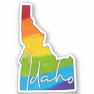 PRIDE Idaho Staat Aufkleber
