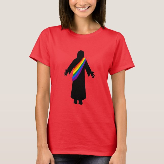 Pride Jesus T Shirt (Vorderseite)