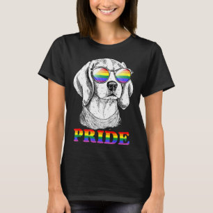 Pride Lgbt Beagle Dog Lover Geschenk für schwule L T-Shirt