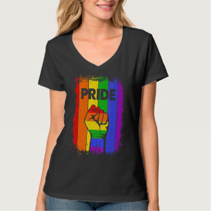 Pride Lgbt Flag Gay Rainbow farbig T-Shirt