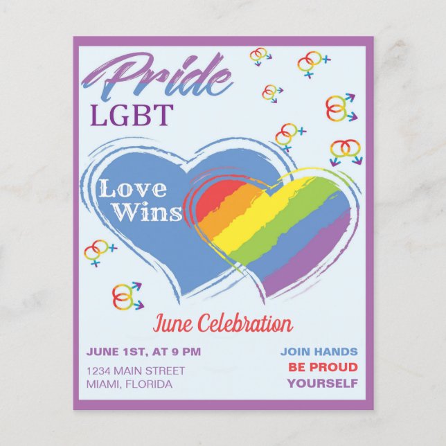 Pride LGBT Flyer (Vorne)