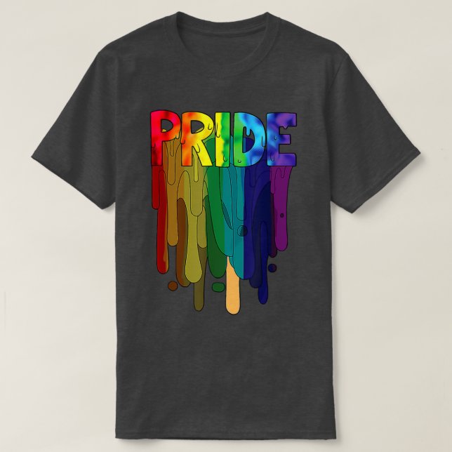 Pride LGBT Funny Rainbow Flag Monat  T-Shirt (Design vorne)