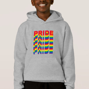Pride lgbt lgbtq Gay Regenbogen Retro Farben Kinde Hoodie