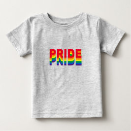 Pride lgbt lgbtq que Gay Regenbogenfarben grau Baby T-shirt