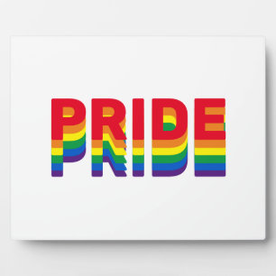 Pride lgbt lgbtq queer gay rainbow retro colors fotoplatte