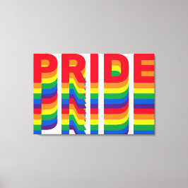 Pride lgbt lgbtq Regenbogen Stretched Canvas Print Leinwanddruck
