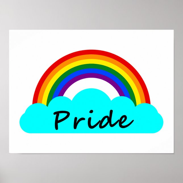 Pride - LGBT Rainbow Poster (Vorne)
