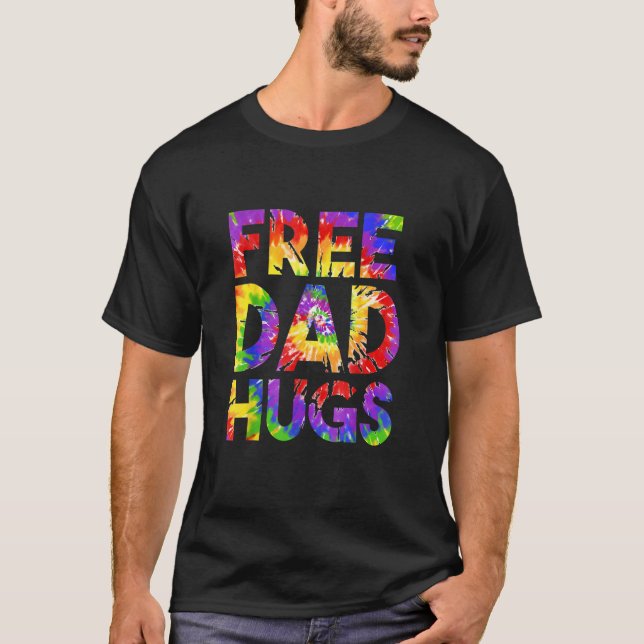 Pride Lgbtq Free Vater Hugs Gay Rights Straight Su T-Shirt (Vorderseite)