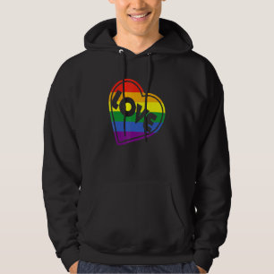 Pride LGBTQ Gay Equality - Liebe Herzrasen Hoodie