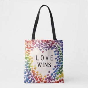 Pride LGBTQ Gay Liebe gewinnt AI Rainbow Heart