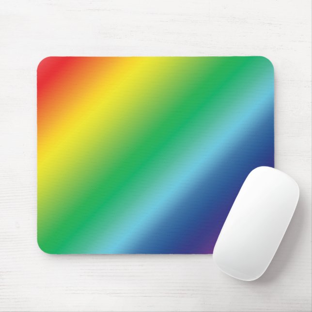 Pride lgbtq Regenbogenfarben Muster Mousepad (Mit Mouse)