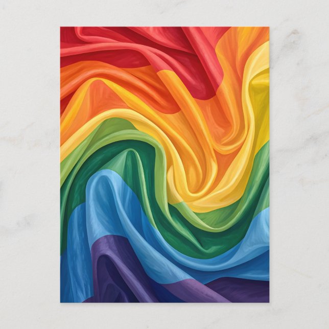 Pride-Monats-Muster Postkarte (Vorderseite)