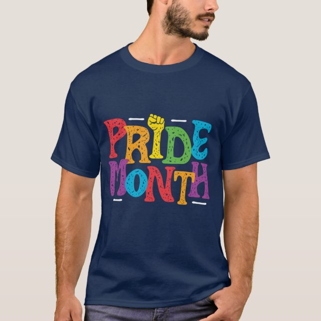 Pride Month blue mens T-Shirt (Vorderseite)