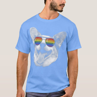 Pride Month Corgi Rainbow Flag Lgbt Sonnenbrille13 T-Shirt