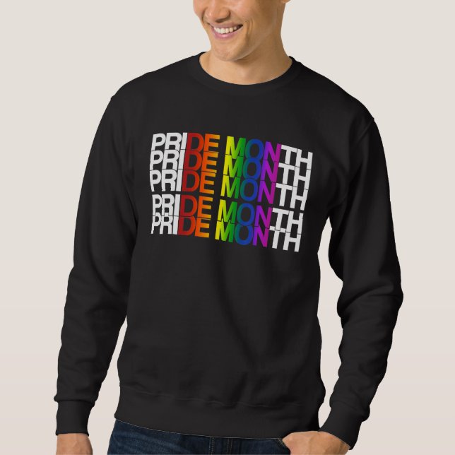 Pride Month Demon LGBT Gay Pride Month Transgender Sweatshirt (Vorderseite)