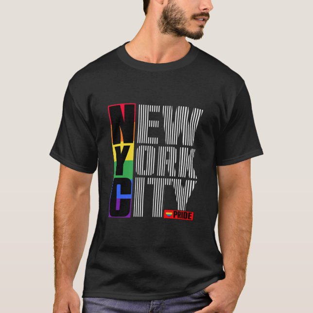 Pride New York Design T-Shirt (Vorderseite)