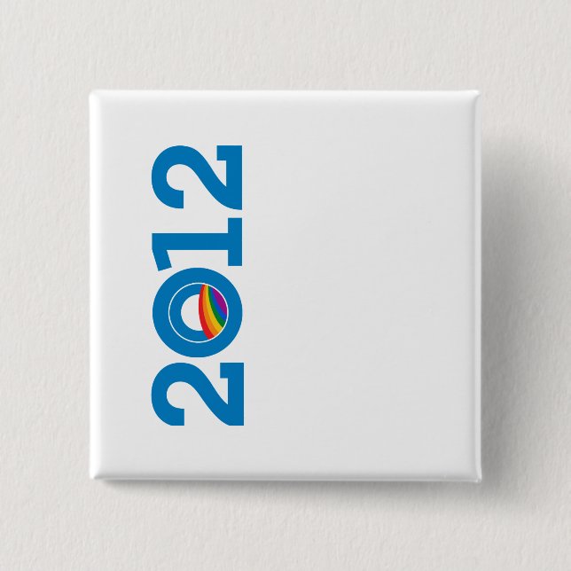 PRIDE OBAMA 2012 BUTTON (Vorderseite)
