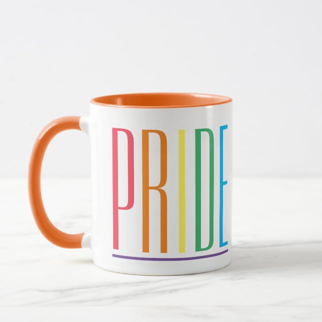 PRIDE Orange Combo Tasse (Links)