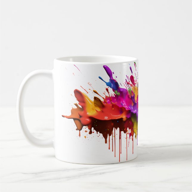 Pride Paint Splash Tasse (Links)