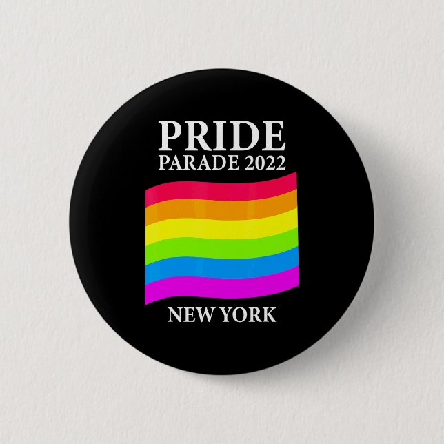 Pride Parade 2022 New York City _1  Button (Vorderseite)