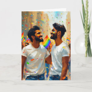 Pride-Parade-Umarmung Karte