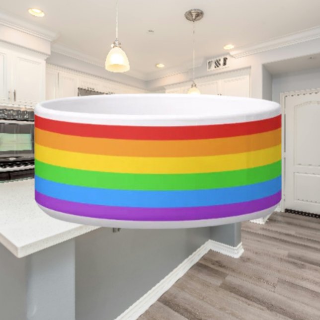 Pride Paws: Regenbogenflagge Napf (Von Creator hochgeladen)