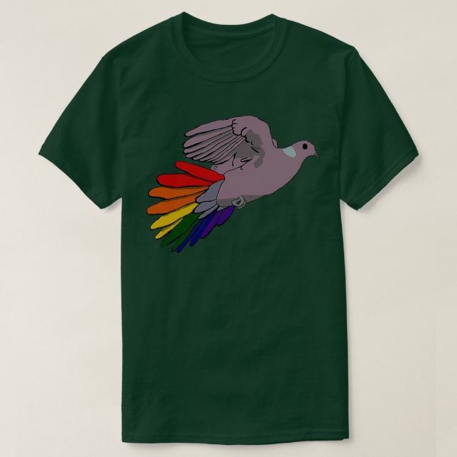 Pride Pigeon 1 T-Shirt (Design vorne)