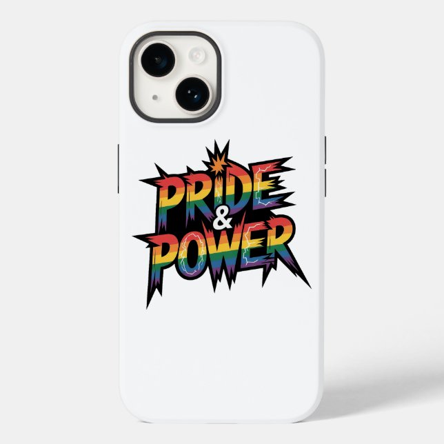 Pride & Power LGBTQ Case-Mate iPhone Hülle (Rückseite)